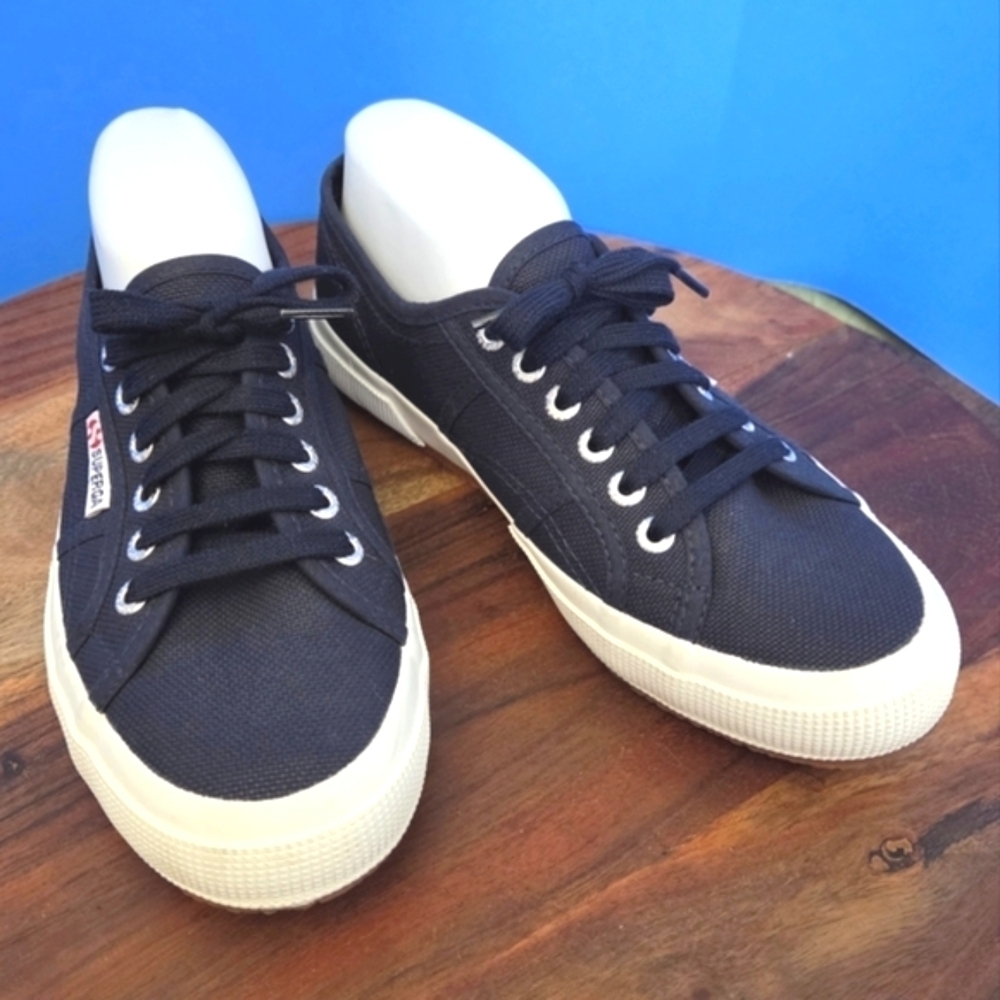 Superga Classic Canvas Sneakers Black Women’s US 8.0